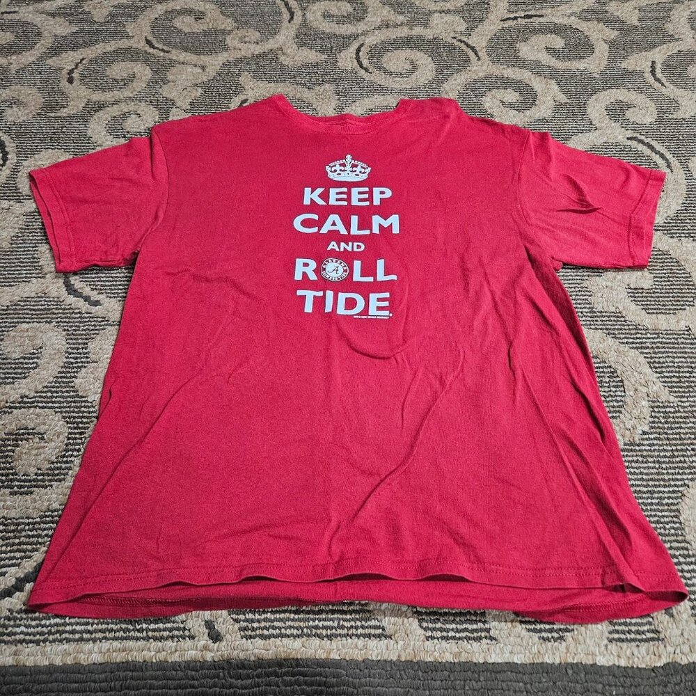 Alabama Crimson Tide - Keep Calm & Roll Tide Tee - XL